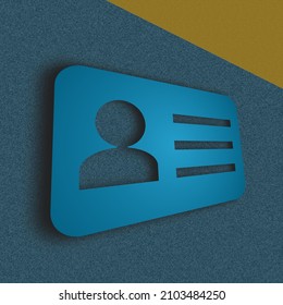 vector de ilustración de tarjeta de identificación con diseño moderno