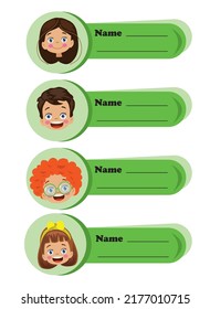 identification card. name surname identification card