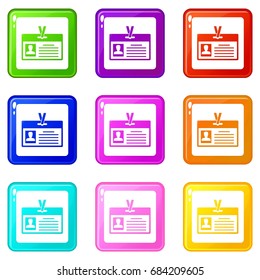 Identification card set 9