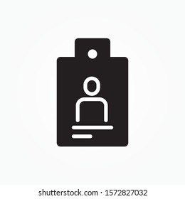 Identification card sign icon design vector illustration