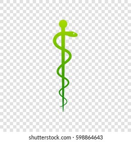 Identification card sign. Vector. Green gradient icon on transparent background.