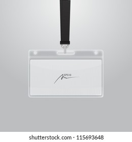 identification card - vector - design element