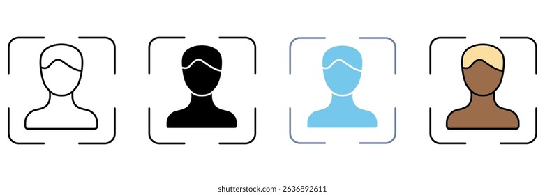 IDENTIFICATION concept line icon. Simple element illustration.