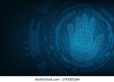 Identification confirmation that can be scanned by hand.