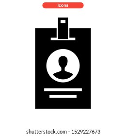 identification icon isolated sign symbol vector illustration - high quality black style vector icons
