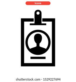 identification icon isolated sign symbol vector illustration - high quality black style vector icons
