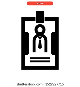 identification icon isolated sign symbol vector illustration - high quality black style vector icons
