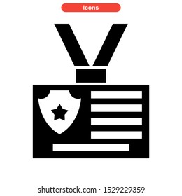 identification icon isolated sign symbol vector illustration - high quality black style vector icons

