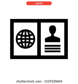 identification icon isolated sign symbol vector illustration - high quality black style vector icons
