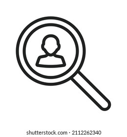 Identification icon vector image. Can also be used for Physical Fitness. Suitable for mobile apps, web apps and print media.