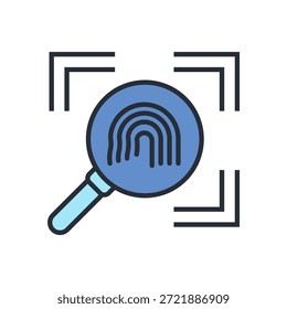 ícone de identificação. vetor.Editável símbolo de estilo traço.linear para usar web design,ilustração logo.Symbol.