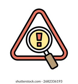 Identification lineal color icon element collection