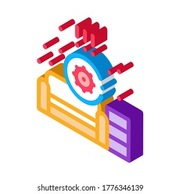identification of sanitary problems in living room icon vector. isometric identification of sanitary problems in living room sign. color isolated symbol illustration