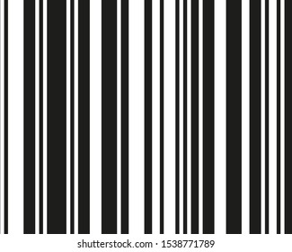 Identification system scanning. Vector background. Barcode icon symbol. Web icon. Vector art. Business presentation. Modern line art pattern with black line on white background. Business background.