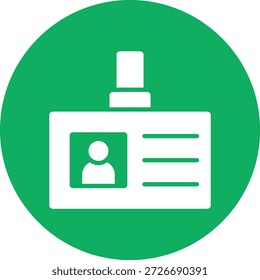 Ilustração de design de ícone de vetor de identificação