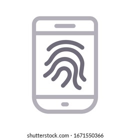 identificar icono de línea de color vectorial 