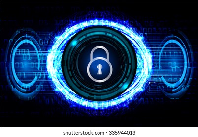 identifying a computer virus. Anti virus protection and computer security concept. PC. one zero. scan. technology digital website. vector. lock, key, Padlock