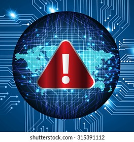 identifying a computer virus. Antivirus protection and computer security concept. PC. vector one zero. scan. technology digital website internet web. World Map, Global