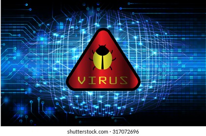 identifying a computer virus. Antivirus protection and computer security concept. PC. vector one zero. scan. technology digital website 