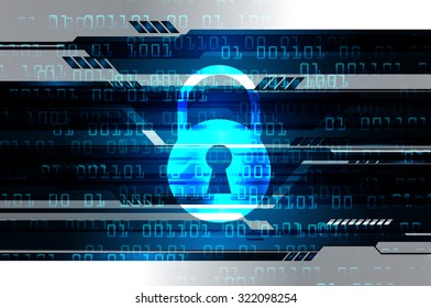 identifying a computer virus. Antivirus protection and computer security concept. PC. vector one zero. scan. technology digital website. vector. lock, key, Padlock