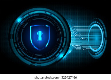 identifying a computer virus. Antivirus protection and computer security concept. PC. one zero. scan. technology digital website. vector. lock, key, Padlock