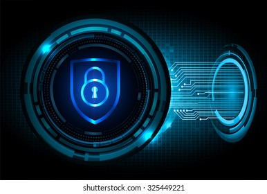 identifying a computer virus. Antivirus protection and computer security concept. PC. one zero. scan. technology digital website. vector. lock, key, Padlock