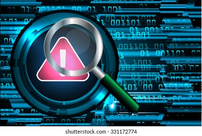 identifying a computer virus. Antivirus protection and computer security concept. PC. one zero. scan. technology digital website. vector. lock, key, Padlock