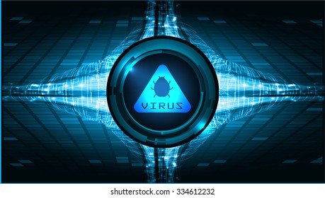 identifying a computer virus. Antivirus protection and computer security concept. PC. one zero. scan. technology digital website. vector. lock, key, Padlock