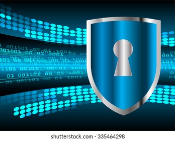 identifying a computer virus. Antivirus protection and computer security concept. PC. one zero. scan. technology digital website. vector. lock, key, Padlock