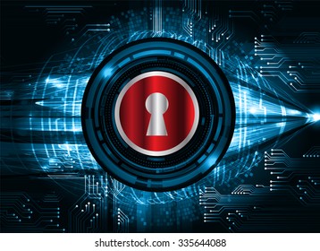 identifying a computer virus. Antivirus protection and computer security concept. PC. one zero. scan. technology digital website. vector. lock, key, Padlock
