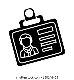 identity badge icon