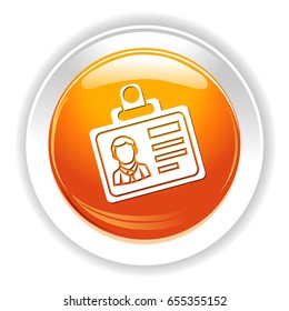 identity badge icon