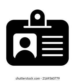 identity card Finance Related Vector Line Icon. Editable Stroke Pixel Perfect