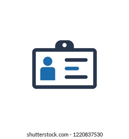 Identity card icon
