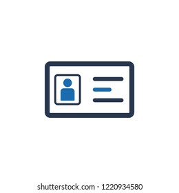 identity card icon