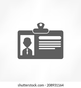 identity card icon