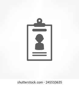 identity card icon