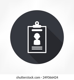 identity card icon