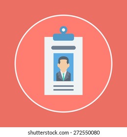 identity card icon