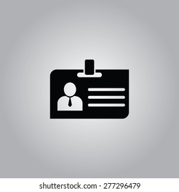 Identity Card Icon.
