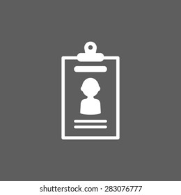 identity card icon
