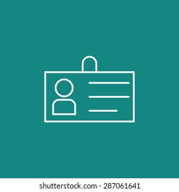 identity card icon