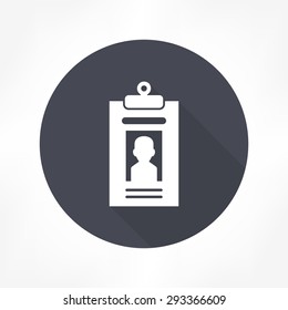 identity card icon