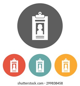 identity card icon