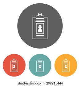 identity card icon