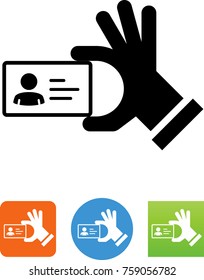Icono de tarjeta de identidad