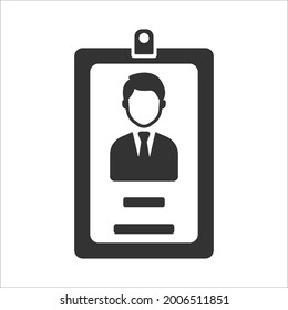 identity card icon design vector