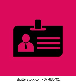Identity Card Icon. Eps-10.