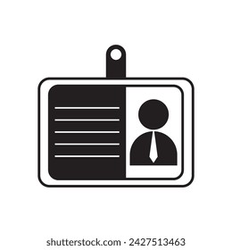 identity card icon vector illustration symbol design