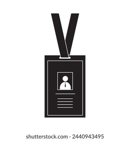 Identity card icon vector illustration symbol design